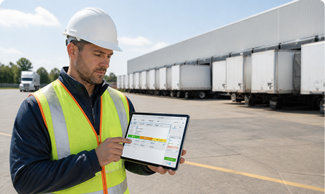 Warehouse inventory scanner display