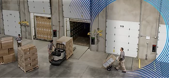 Facility operator monitoring dock activity
