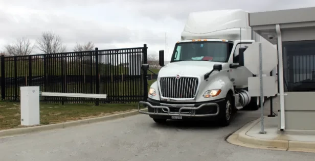 myQ Enterprise truck dock entrance