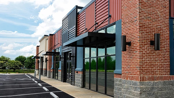 Small business storefront, highlighting smart access solutions designed for retail and local businesses